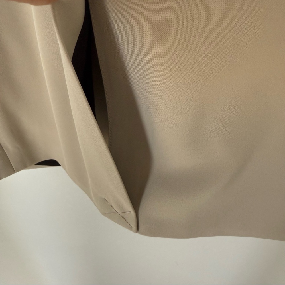 H&M Women's Tan Double-Breasted Oomen Oversized Blazer size S - Picture 7 of 13